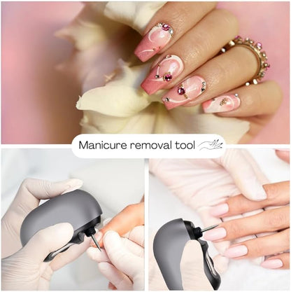 Electric Nail Clipper for Babies, Adults and Seniors, Baby Nail Clippers with Light and Built-in Nail Storage, Safe Electric Baby Nail Trimmer, Baby Nail Buffer, Automatic Electric Nail File