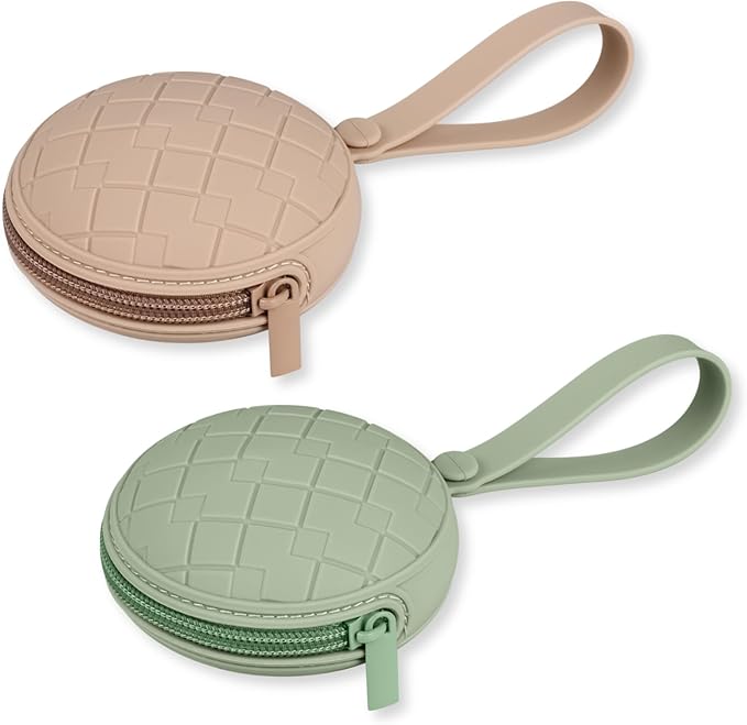 Pacifier Holder Case,Pack of 2 Baby Silicone Pacifier Holder Case 1)