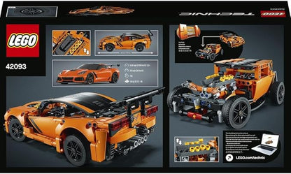 Technic Chevrolet Corvette Zr1 Replica, 2 in 1 Collectible Car Model