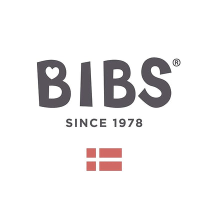 BIBS Pacifiers - Boheme Collection | BPA-Free Baby Pacifier 2 Ivory/Sage 6-18 Months