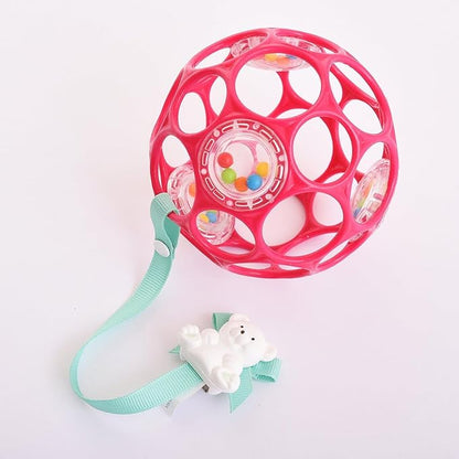 Baby Buddy Pacifier Clip Holder, Newborn Essential with Universal Fit for all Binky and Teether Brands 4+ Months, 1 Pack