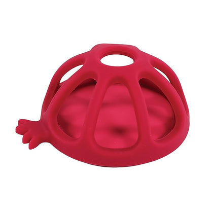 Hudson Baby Silicone Teether, Pomegranate