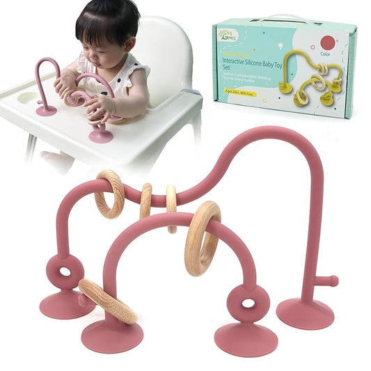 Gogzy - Parent-Child Interactive Silicone Baby Toy Set 6M+, BPA