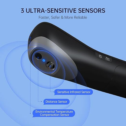 No-Touch Forehead Thermometer, 1s Accurate Reading and 3-Color Indicator 2-in-1 Infrared