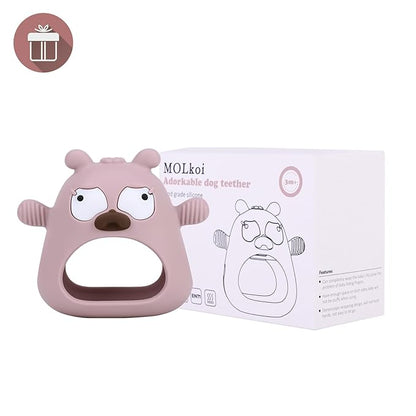 Silicone Teether Toys’╝īTeething Toys for Babies, Baby Teether Never Drop Baby Teether for Teething Relief