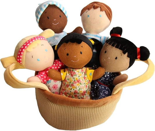 Basket of Buddies 8" Plush Diversity Dolls | Toddler Dolls 5