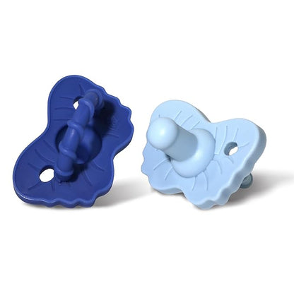 RaZbaby RaZzies Pacifier 2-Pack for Newborns &Infants 0m+ - Natural Nipple Shaped BPA Free Medical Grade Silicone 1 Piece