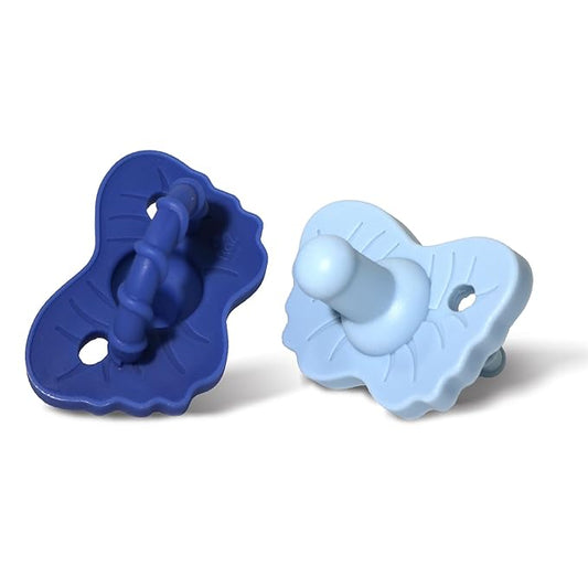 RaZbaby RaZzies Pacifier 2-Pack for Newborns &Infants 0m+ - Natural Nipple Shaped BPA Free Medical Grade Silicone 1 Piece