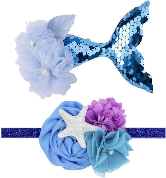 Starfish Mermaid Headband and Head Piece BBG50