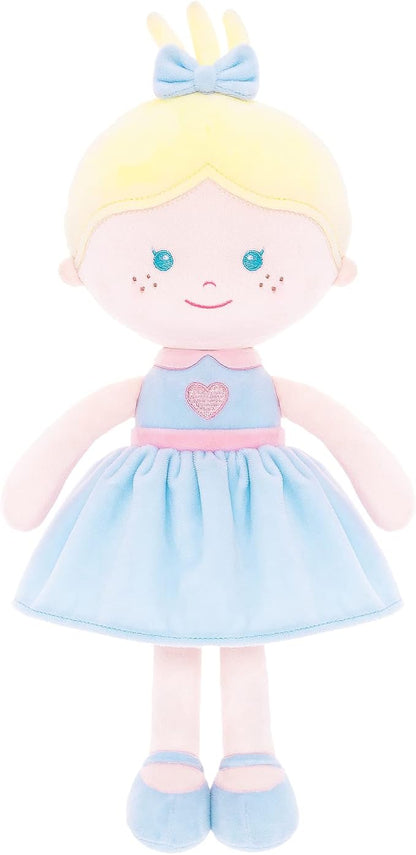 Onetoo Soft Baby Doll for Girls Plush Rag Doll Sleeping 14"