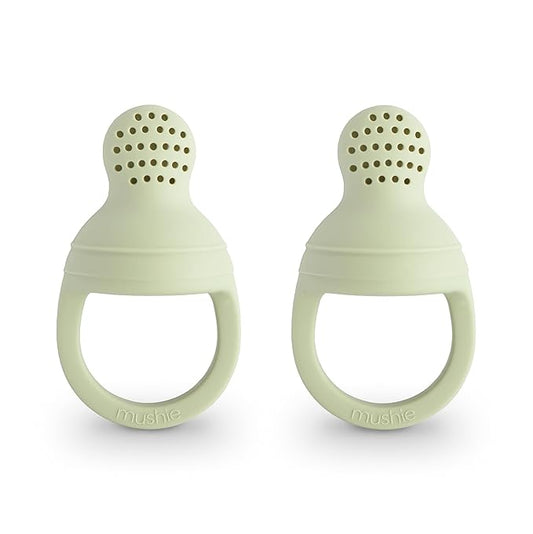 mushie Silicone Baby Fresh Fruit & Food Feeder Pacifier | 6 Months+