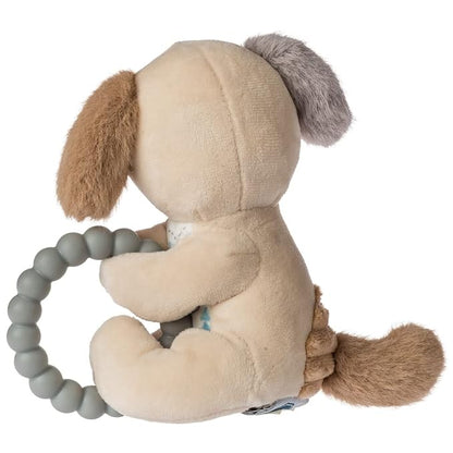 Mary Meyer Soft Baby Rattle with Soothing Teether Ring, 6-Inches