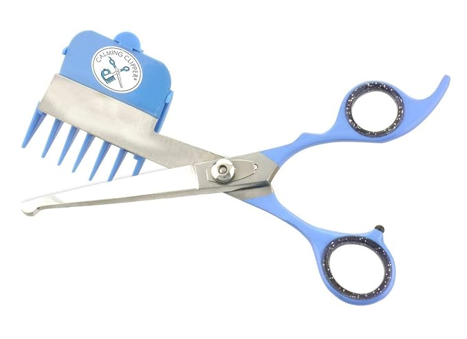 Calming Clipper® - The Silent, Gentle Haircutting Kit for Children with Autism and Sensory Sensitivity - Includes Barber Cape (21pcs RH + Sharpener)