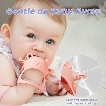 NCVI Baby Teething Toys, Teething Toys for Babies 0-6 Months 3M+ Infants,