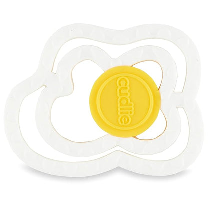 Cudlie 2-Pack Food Grade Silicone Teether - BPA Free, Fun Food Shapes for Soothing Baby's Sore Gums