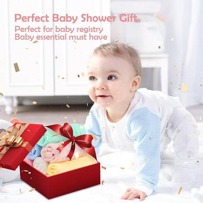 Absorbent Baby Bath and Face Towels 100% Cotton 10 x 10?â?