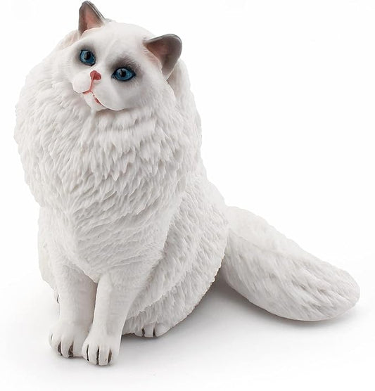 Ragdoll Cat Figurine Big Cat Animal Action Figure Cat Toy