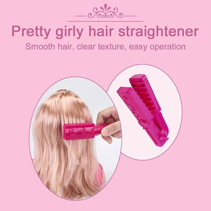 Makeup and Hair Styling Doll Head Toy Kit - 35Pieces Kids Pretend Play Set with Hair Dryer Washable Cosmetics Style Accessories, Makeup Practice Birthday Gifts for Girls