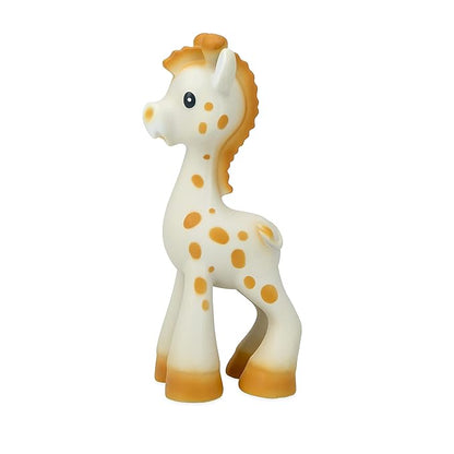 Nuby Jackie The Giraffe Natural Rubber Baby Teether - 3+ Months
