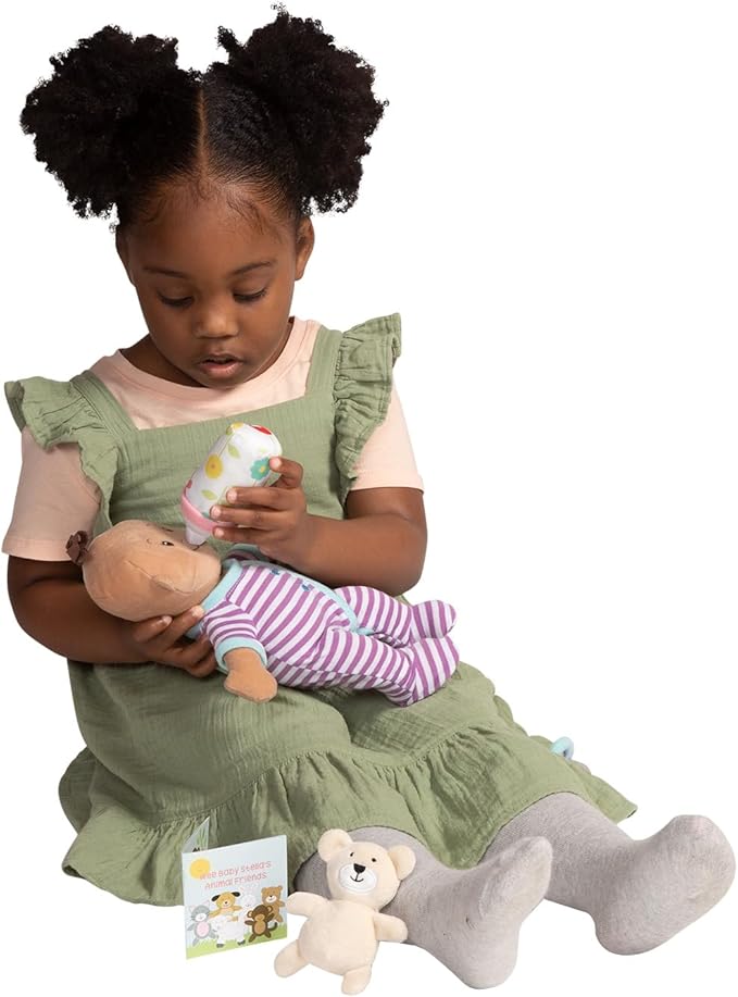 Manhattan Toy Wee Baby Stella Beige Sleepy Times Scent 12" Soft Baby Doll Set