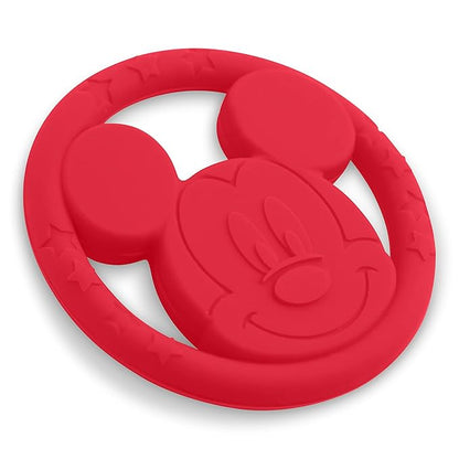 Cudlie Disney Silicone Teether Toy Set for Infants, Food Grade and BPA Free Teethers for Babies 6-12 Months 2-Pack Teether