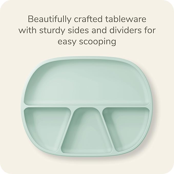 NUK Silicone Baby Spoons, Durable Silicone Material, Easy to Hold & Feed, Dishwasher-Safe, BPA-Free, Pack of 3