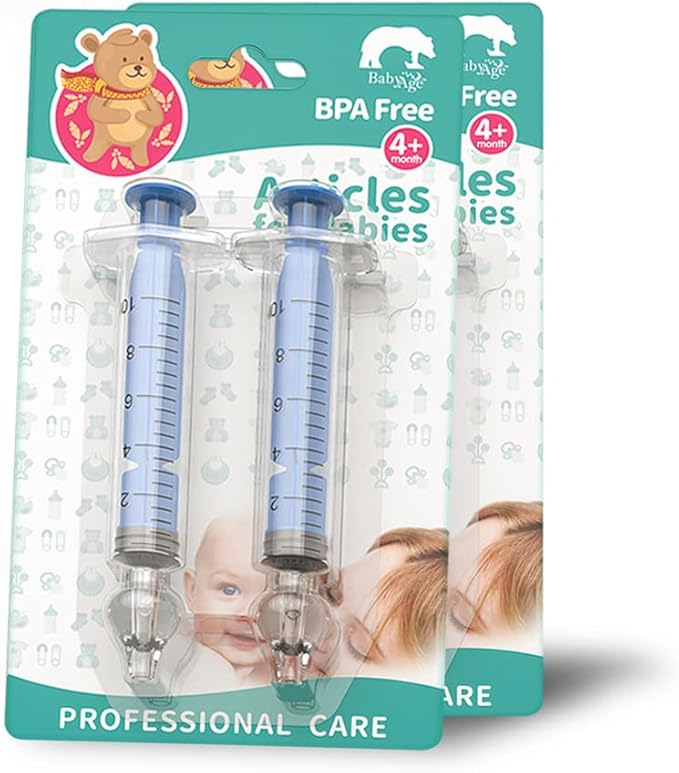 Nasal Syringes for Baby ( Blue ) - 4PCS