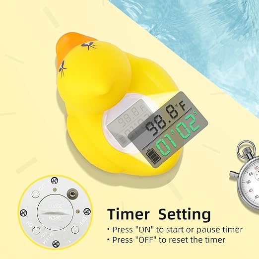Baby Bath Tub Water Thermometer - (Upgraded Version) Digital Water