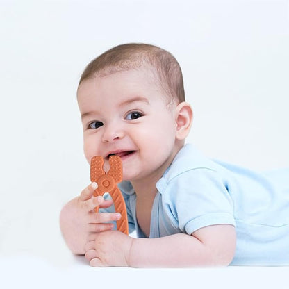 Fu Store 4 Pack Soft Silicone Teething Toys for Toddlers (8 Pack