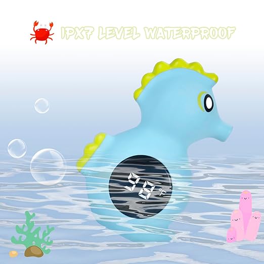 Baby Bath Thermometer Safety, Auto ON/Off Waterproof Bathtub Thermometer