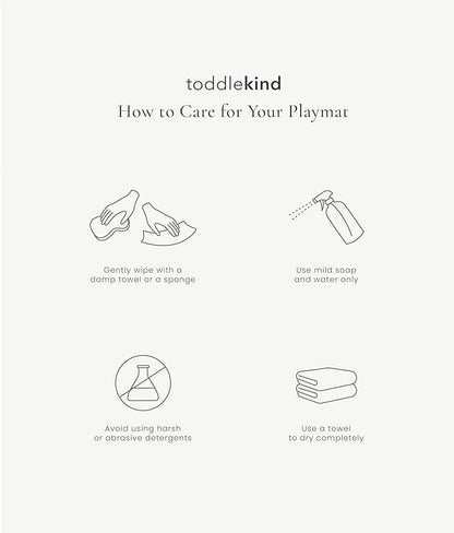 Toddlekind playmat - Prettier Puzzle Playmat (Kyte Mocha), 4 X 6 Feet (6 Tiles)