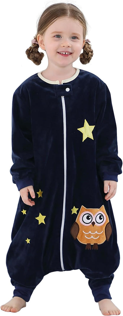 Baby Sleeping Sack Sleeveless, Toddler Sleeping Bag with Legs