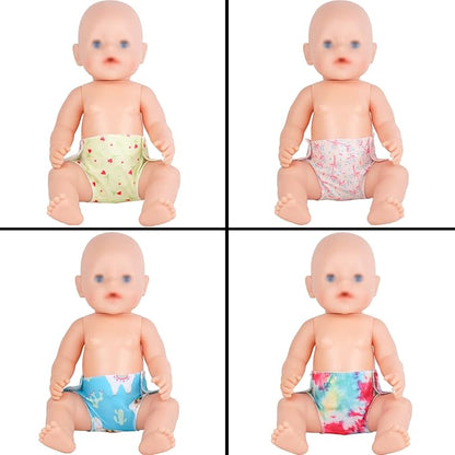 SOTOGO 10 Pieces Doll Diapers Doll Underwear Doll Underpants Doll 14-18 Inch