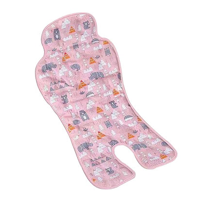 Gel Car Seat Cooler Pad, Summer Soft Breathable Cooling Pad Ice Cushion for Babies, Washable Summer Cooler Mat for Stoller, High Chair, Safety Seat