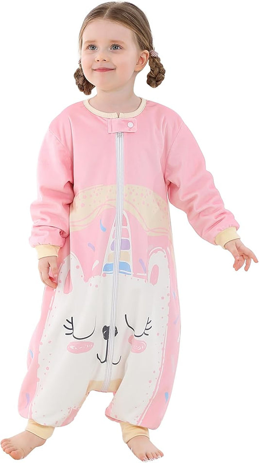 Baby Sleeping Sack Sleeveless, Toddler Sleeping Bag with Legs