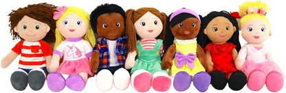 Playtime by Eimmie 14" Soft Baby Doll - Plush Rag Dolls for 2 Year Old Girls and Boys, Toddler & Infants