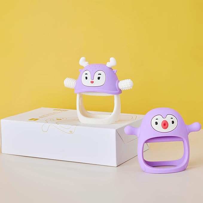 Smily Mia Baby Teething Toy |Penguin Teether for 0-6Months 3m+, Soft