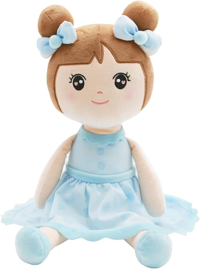 Maxshop 17'' Plush Dolls Baby Girl Toy Gifts Stuffed Doll