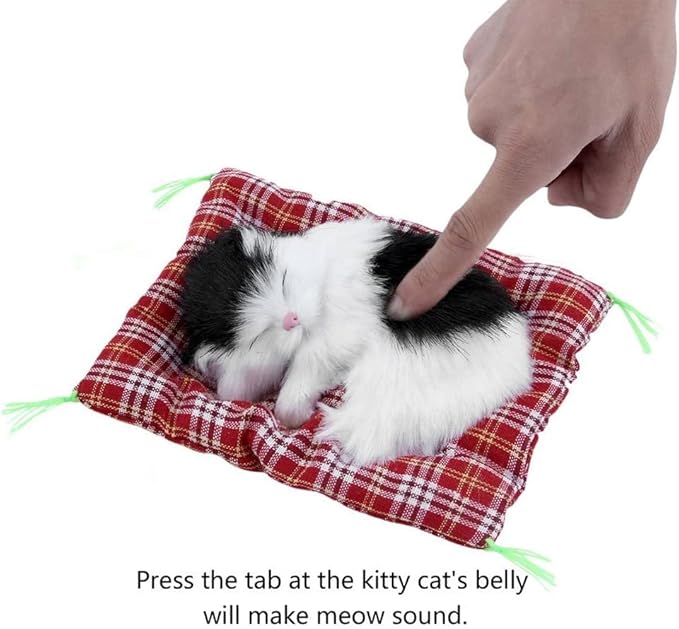 Simulation Lovely Cat Make Sounds Doll Cute Sleeping Plush Cats