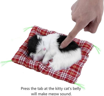 Simulation Lovely Cat Make Sounds Doll Cute Sleeping Plush Cats