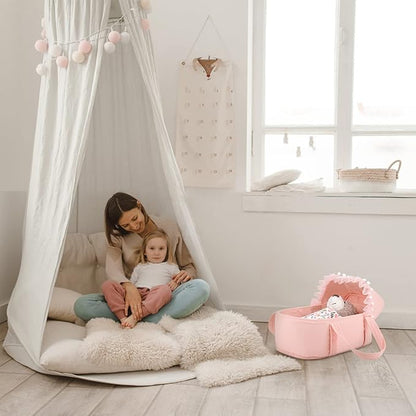 GAGAKU Baby Doll Bassinet, Doll Carrier Doll Carry Cot Set 9 10 11 12