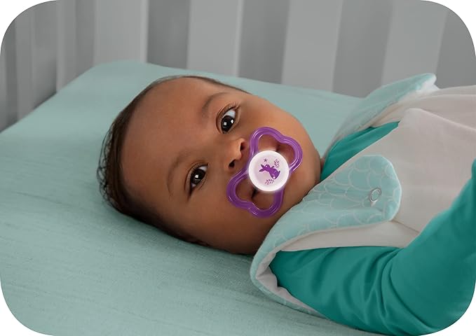 MAM Air Day & Night Baby Pacifier, for Sensitive Skin 3 Pack, 16+ Months, Girl,3 Count 1)