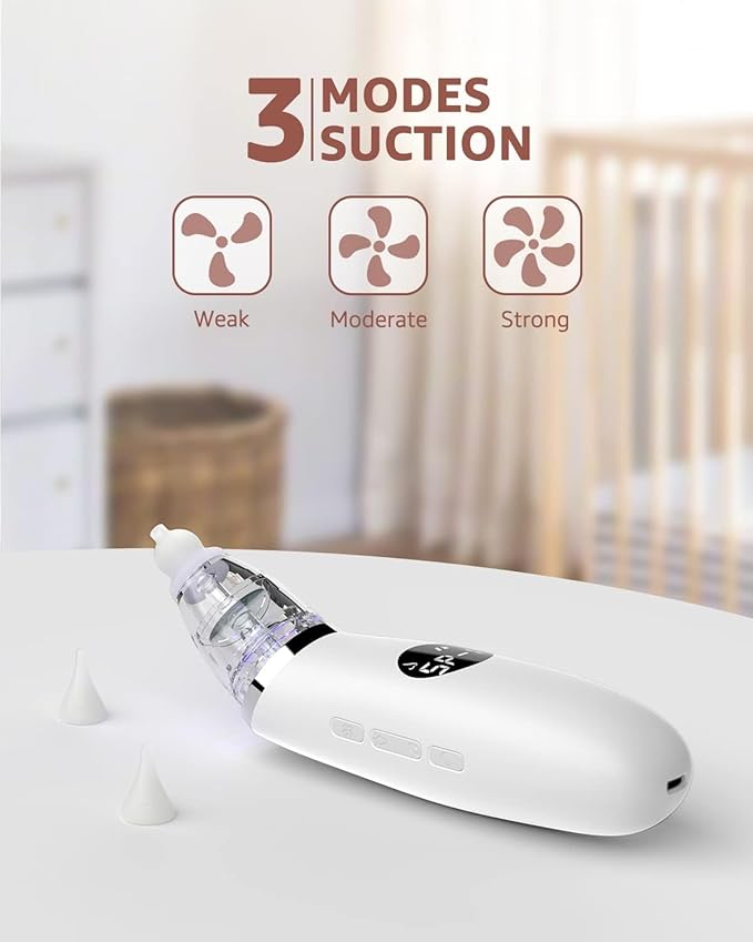 GROWNSY Nasal Aspirator for Baby | Baby Nose Sucker 3 Silicone