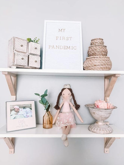 MON AMI Princess Doll Paige – 21”, Soft & Elegant Stuffed Plush Princess Doll