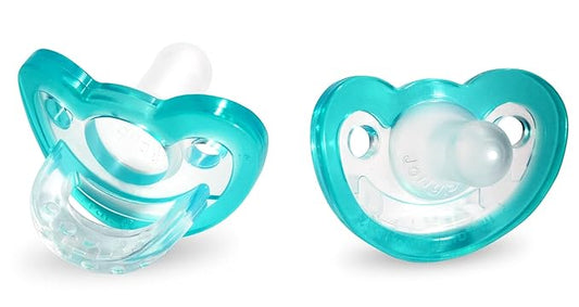 RaZbaby JollyPop Newborn Pacifier 0-3 Months - Soft, BPA-Free Silicone 2