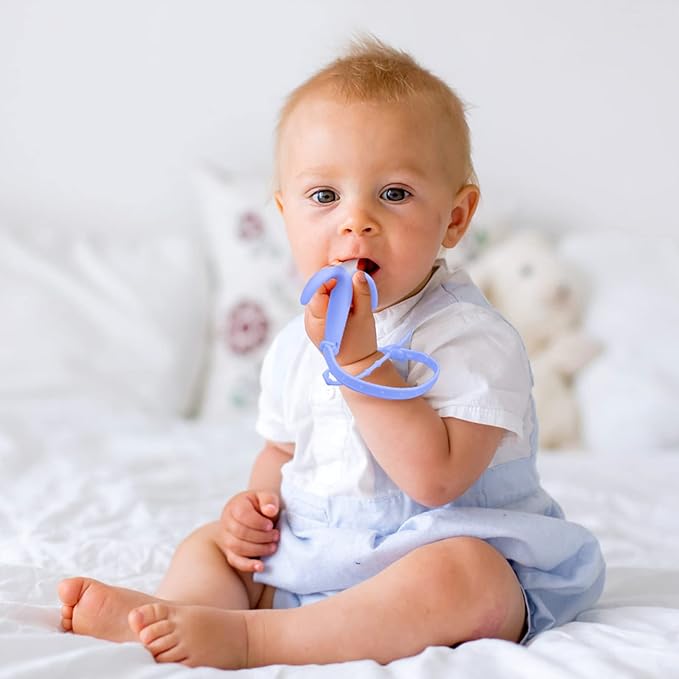 SHARE&CARE Baby Banana Teether and Baby Toothbrush, Baby Teether and Baby Chewing Toys for Infants