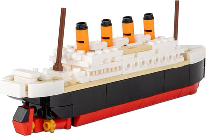 Brick Loot Titanic Building Blocks Mid-Sized Set, Toy Ship Model Kit, Building Bricks Sets for Adults or Kids 6 Year Old +, Home Decor, Quality Blocks Compatible with Lego & Major Brands, 217 Pieces