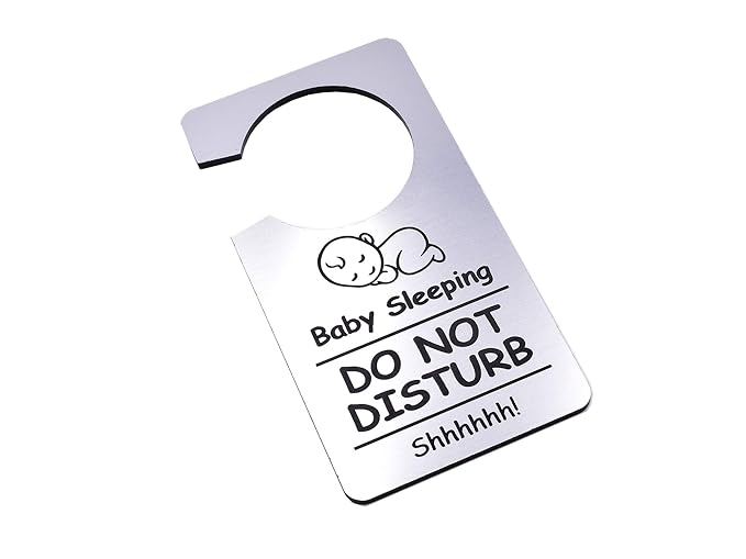 Baby Sleeping, Do Not Disturb Sign