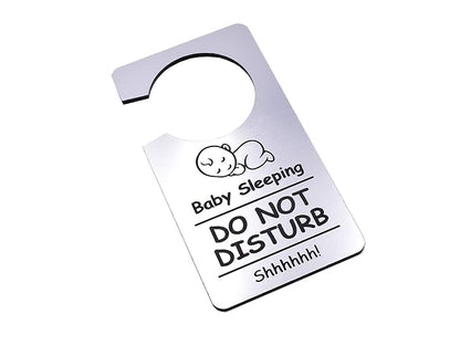 Baby Sleeping, Do Not Disturb Sign