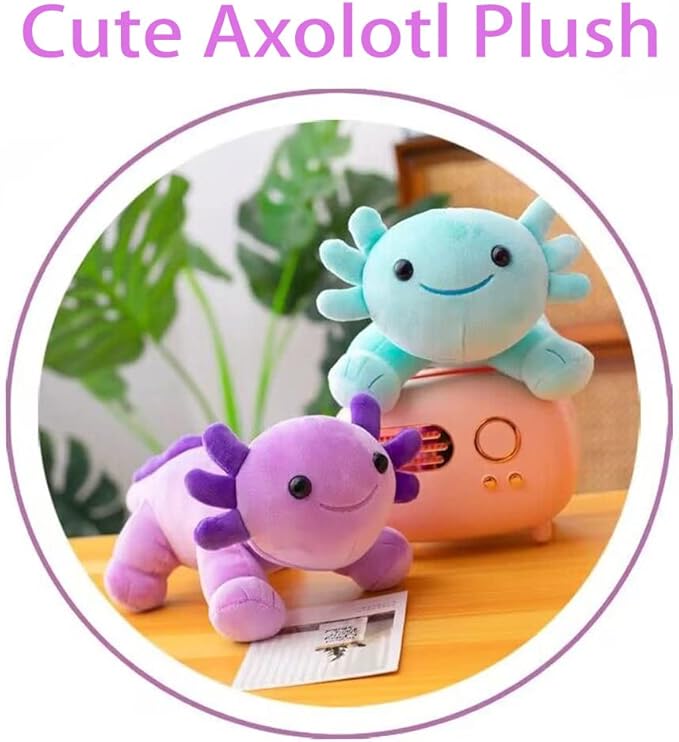Axolotl Stuffed Animal Cute Axolotl Plush Doll Soft Toy 9.8
